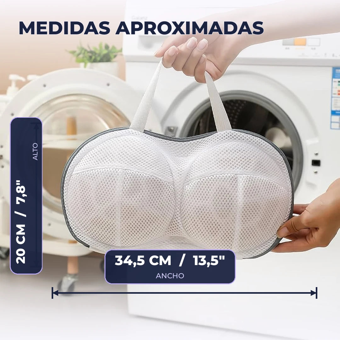 Bolsa de lavandería para brasier — medidas aproximadas