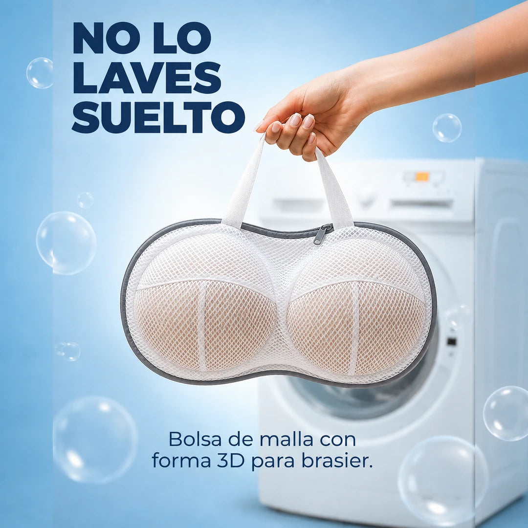 Bolsa de lavandería para brasier — no la laves suelta